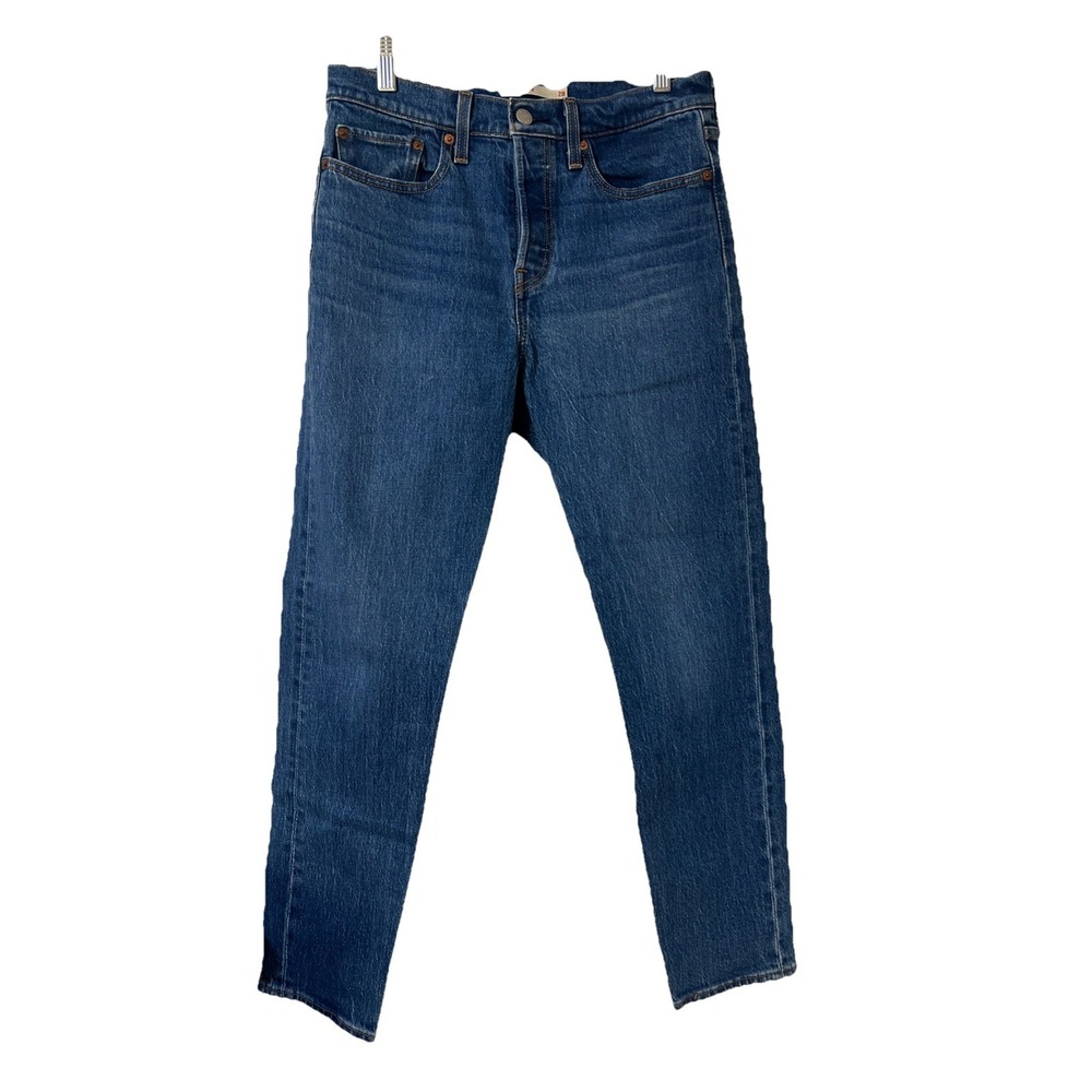 Levi's Premium Wedgie Straight Jeans Button Fly‎ Y2K Womens Size 28